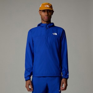 The North Face Higher Run Wind 1/4 Zip Jackor Herr Blå | NF0A17U5A