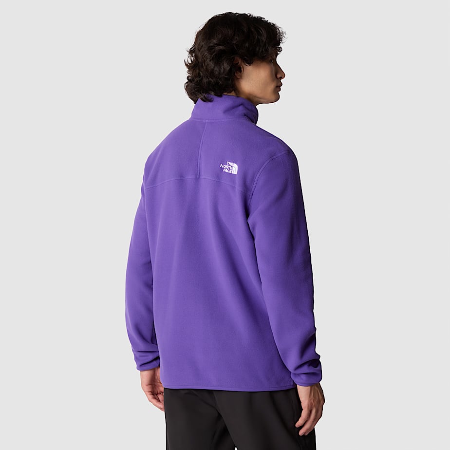 The North Face 100 Glacier 1/4 Zip Fleece Pullover Herr Lila | NF0A93O6H