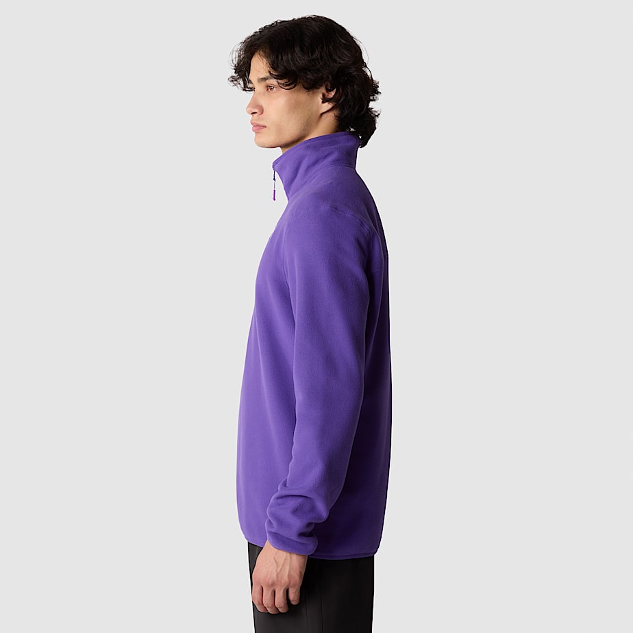 The North Face 100 Glacier 1/4 Zip Fleece Pullover Herr Lila | NF0A93O6H