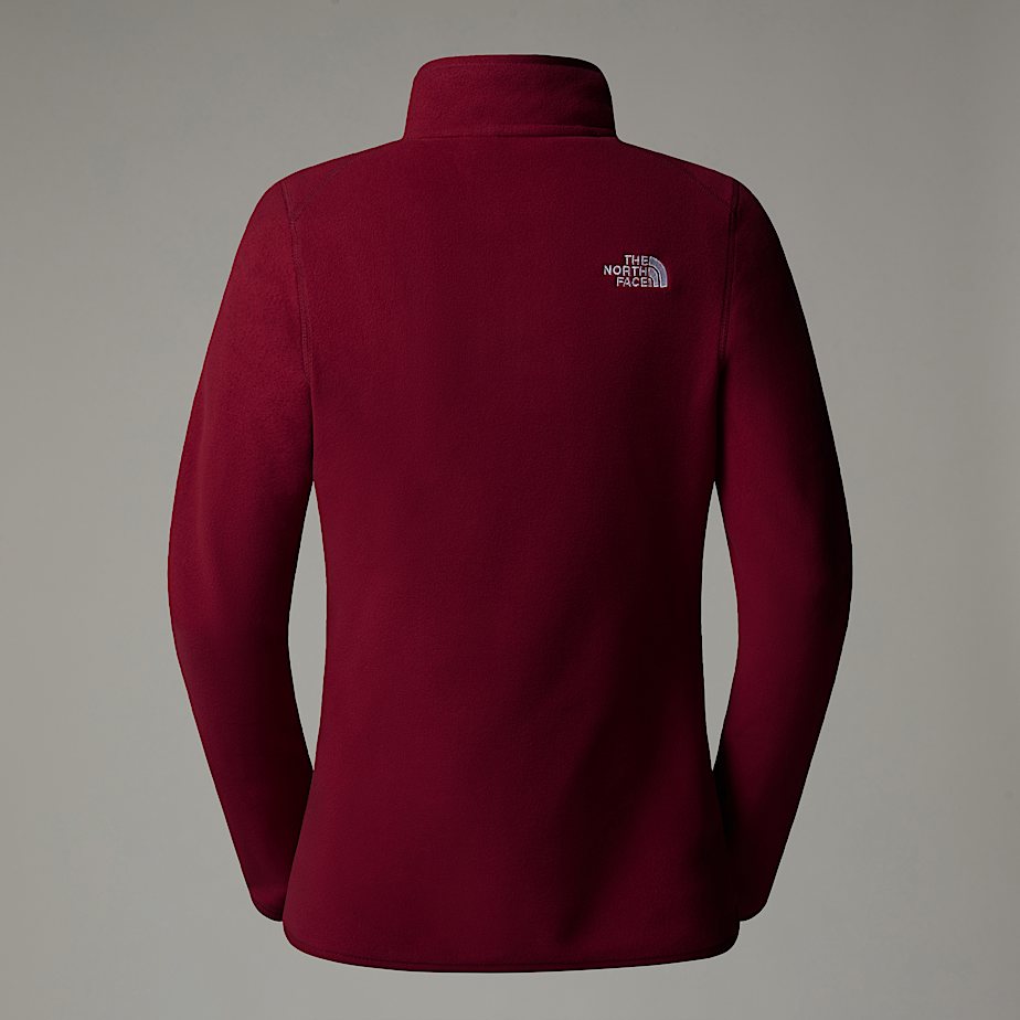 The North Face 100 Glacier 1/4 Zip Fleece Pullover Dam Röda | NF0A46Y6S