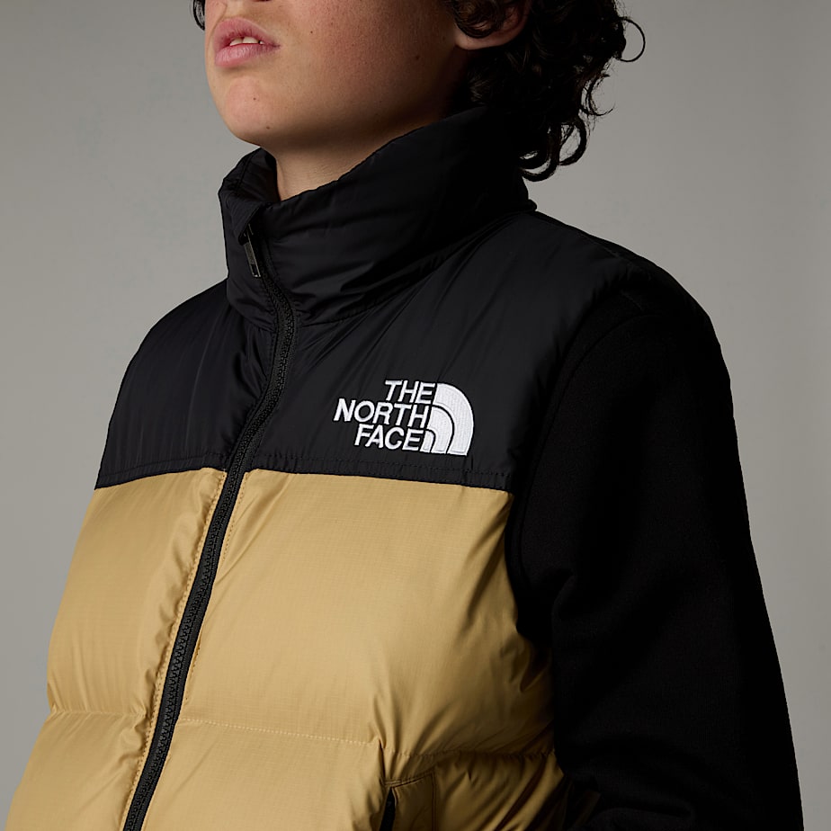 The North Face 1996 Retro Nuptse Väst Barn Khaki | NF0A07Q6P