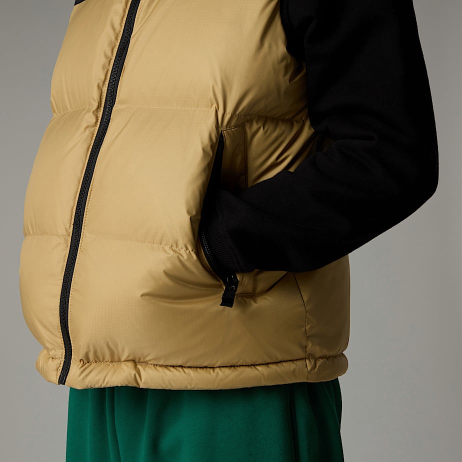 The North Face 1996 Retro Nuptse Väst Barn Khaki | NF0A07Q6P