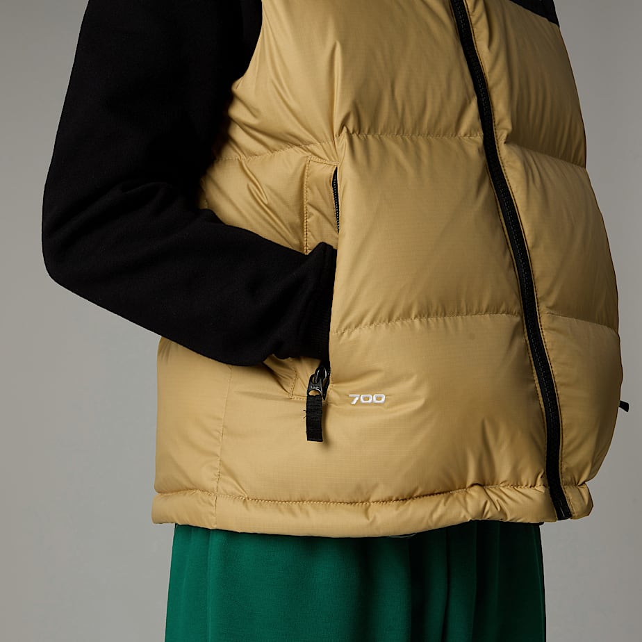The North Face 1996 Retro Nuptse Väst Barn Khaki | NF0A07Q6P