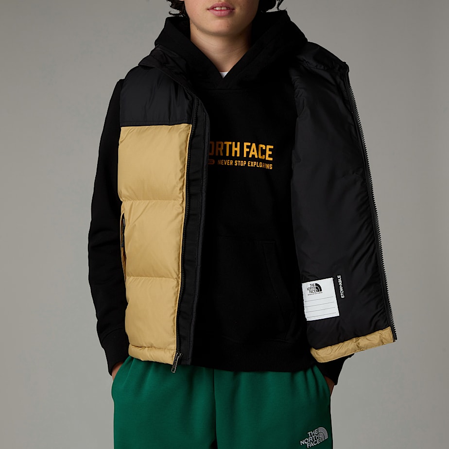 The North Face 1996 Retro Nuptse Väst Barn Khaki | NF0A07Q6P