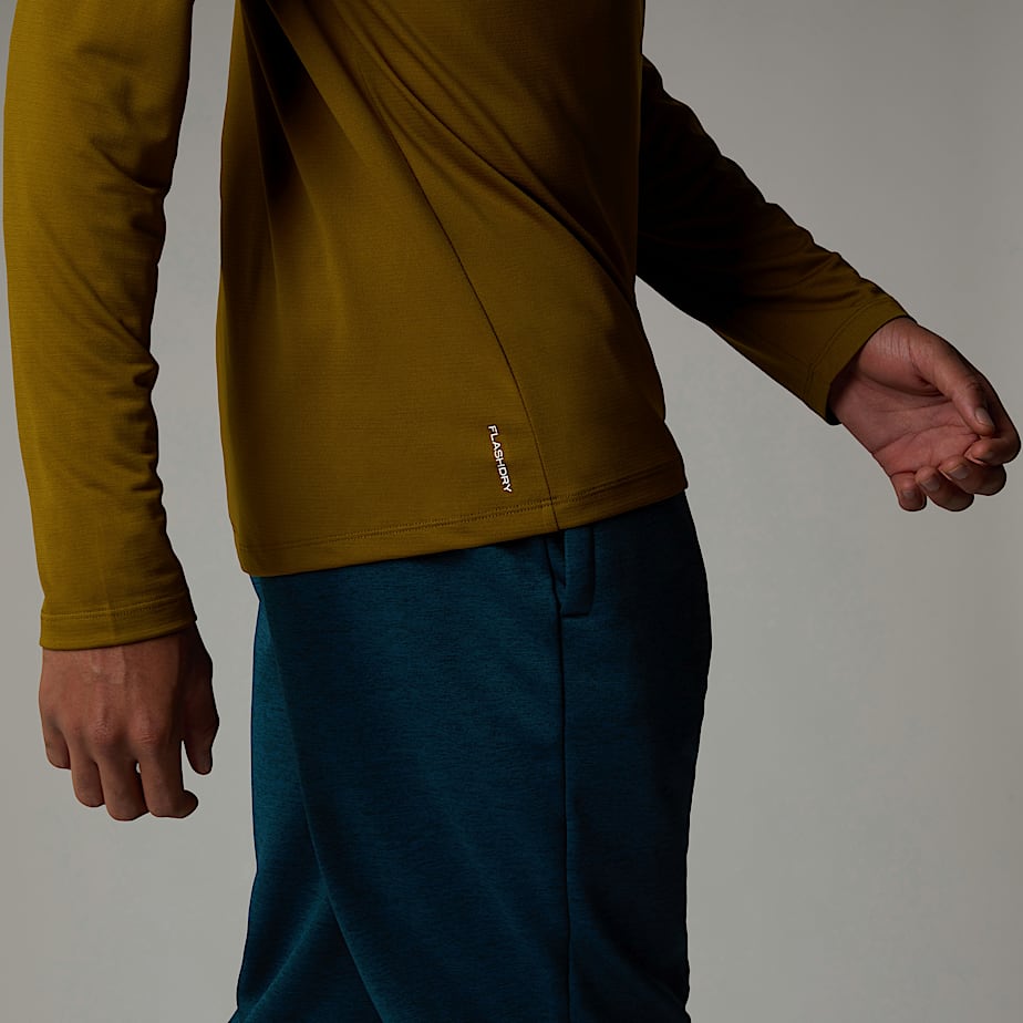 The North Face 247 1/4 Zip Long-Sleeve T-shirt Herr Bruna | NF0A43B2R