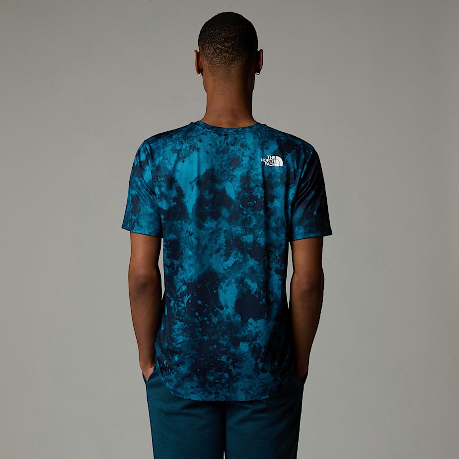 The North Face 247 Printed T-shirt Herr Marinblå | NF0A77G5T