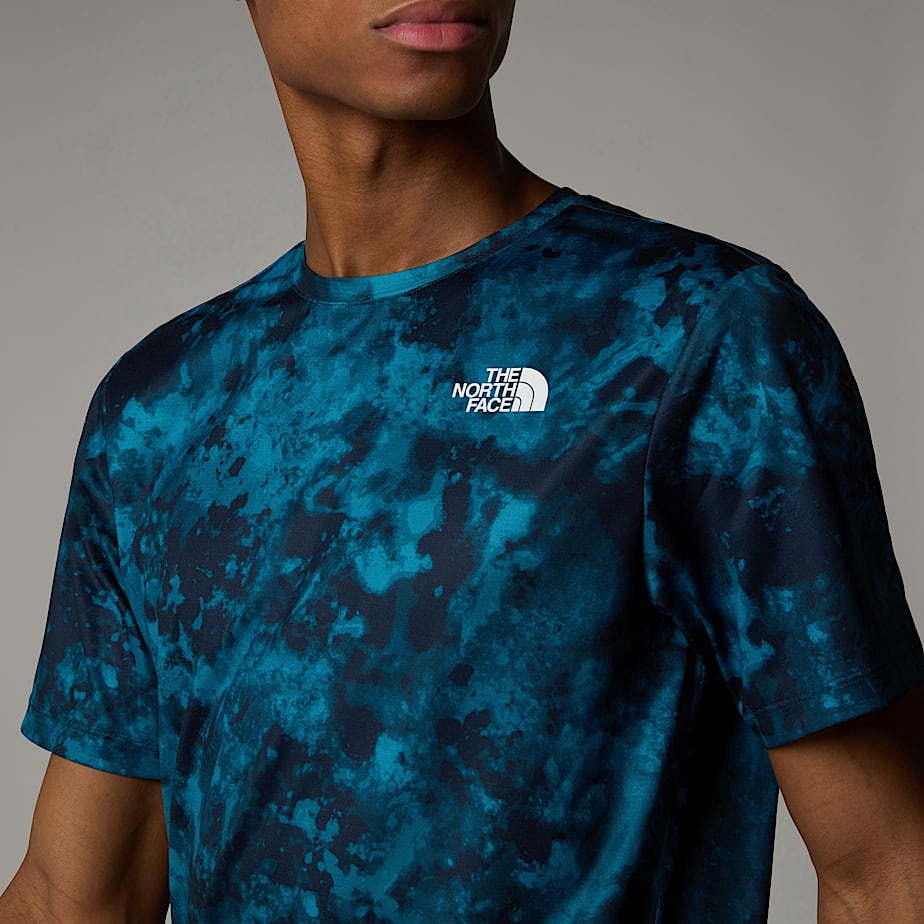 The North Face 247 Printed T-shirt Herr Marinblå | NF0A77G5T