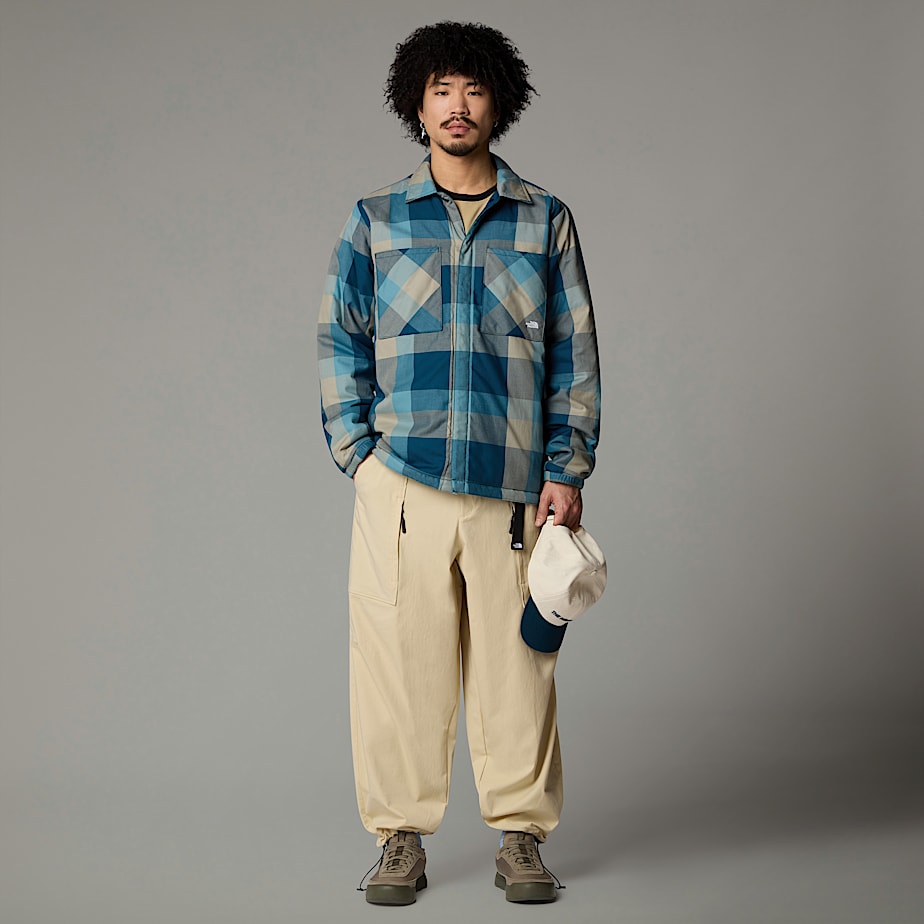 The North Face Afterburner Insulated Flannel Jackor Herr Marinblå | NF0A36W1P