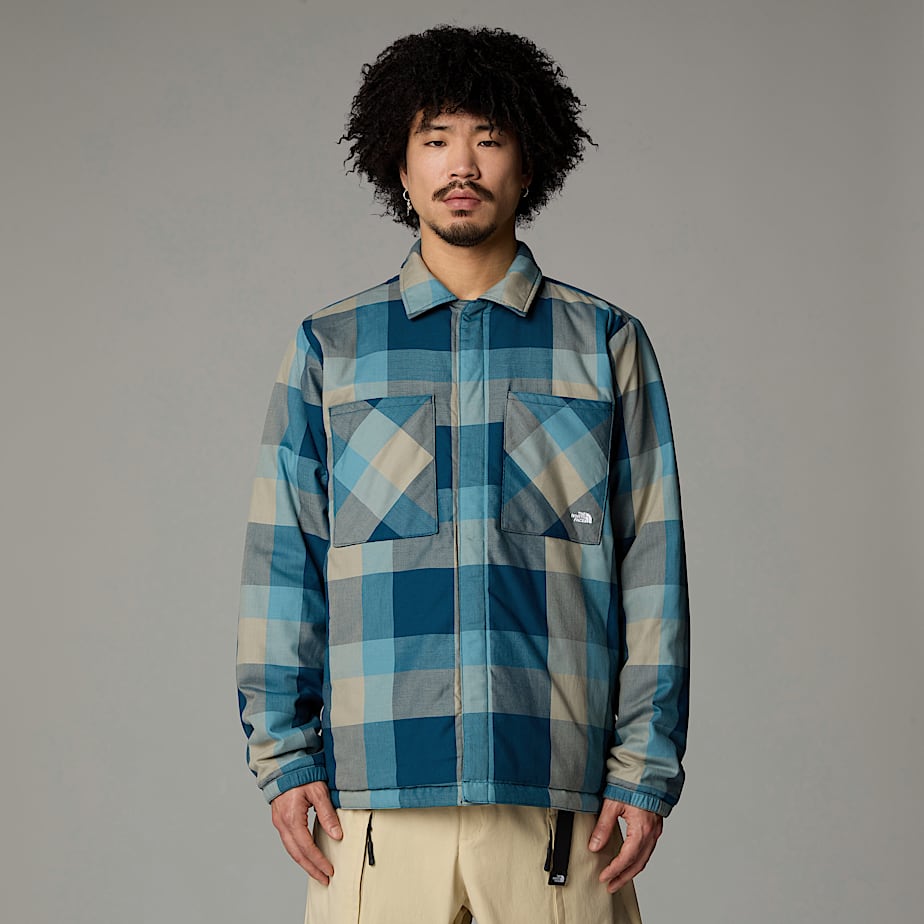 The North Face Afterburner Insulated Flannel Jackor Herr Marinblå | NF0A36W1P