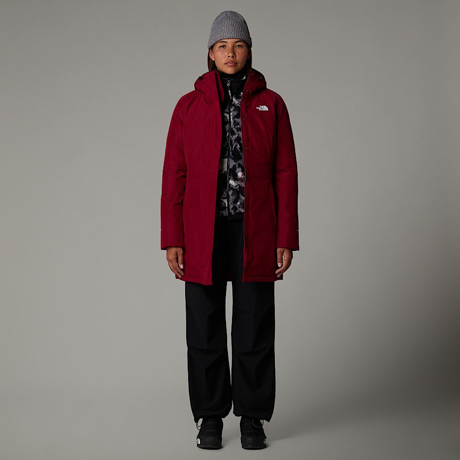 The North Face Brooklyn Parka Dam Röda | NF0A63A8S