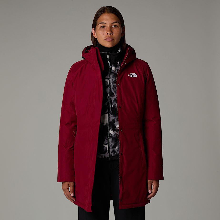 The North Face Brooklyn Parka Dam Röda | NF0A63A8S