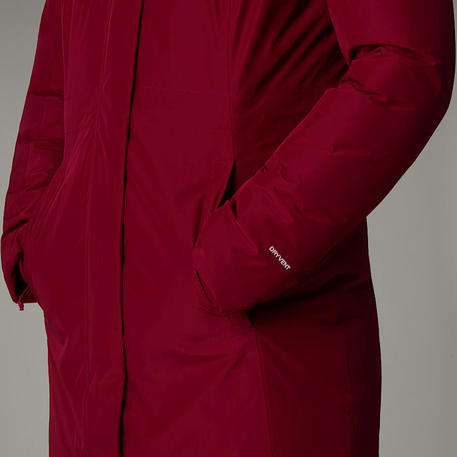The North Face Brooklyn Parka Dam Röda | NF0A63A8S