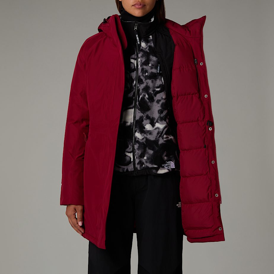 The North Face Brooklyn Parka Dam Röda | NF0A63A8S