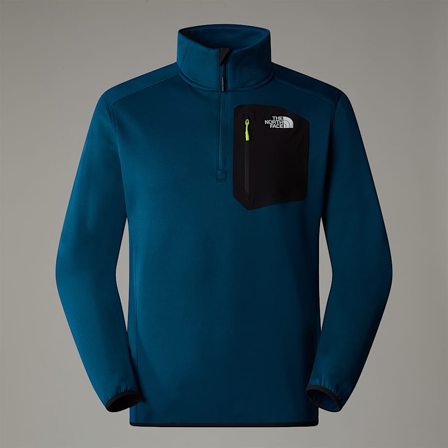The North Face Crest 1/4 Zip Fleece Pullover Herr Marinblå | NF0A99N9H