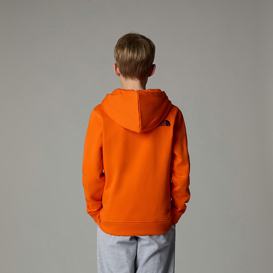 The North Face Drew Peak Hoodie Barn Orange | NF0A85J5F