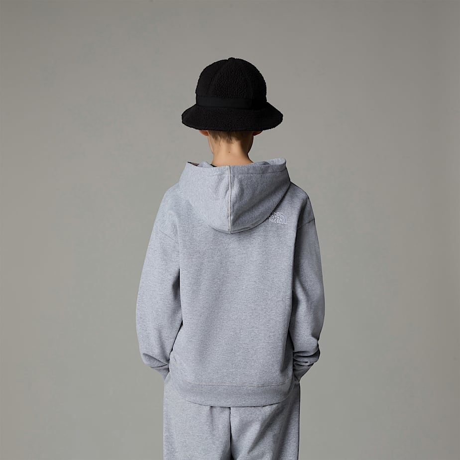 The North Face Essential Oversized Hoodie Barn Grå | NF0A89Y7T