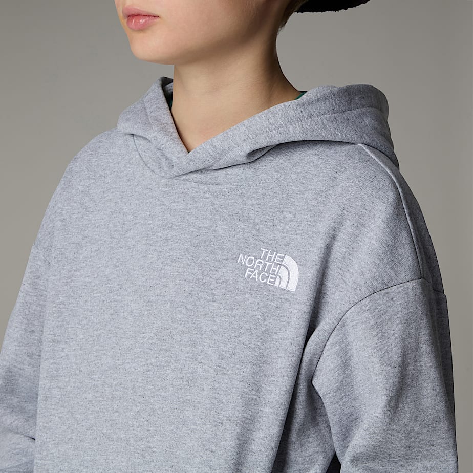 The North Face Essential Oversized Hoodie Barn Grå | NF0A89Y7T