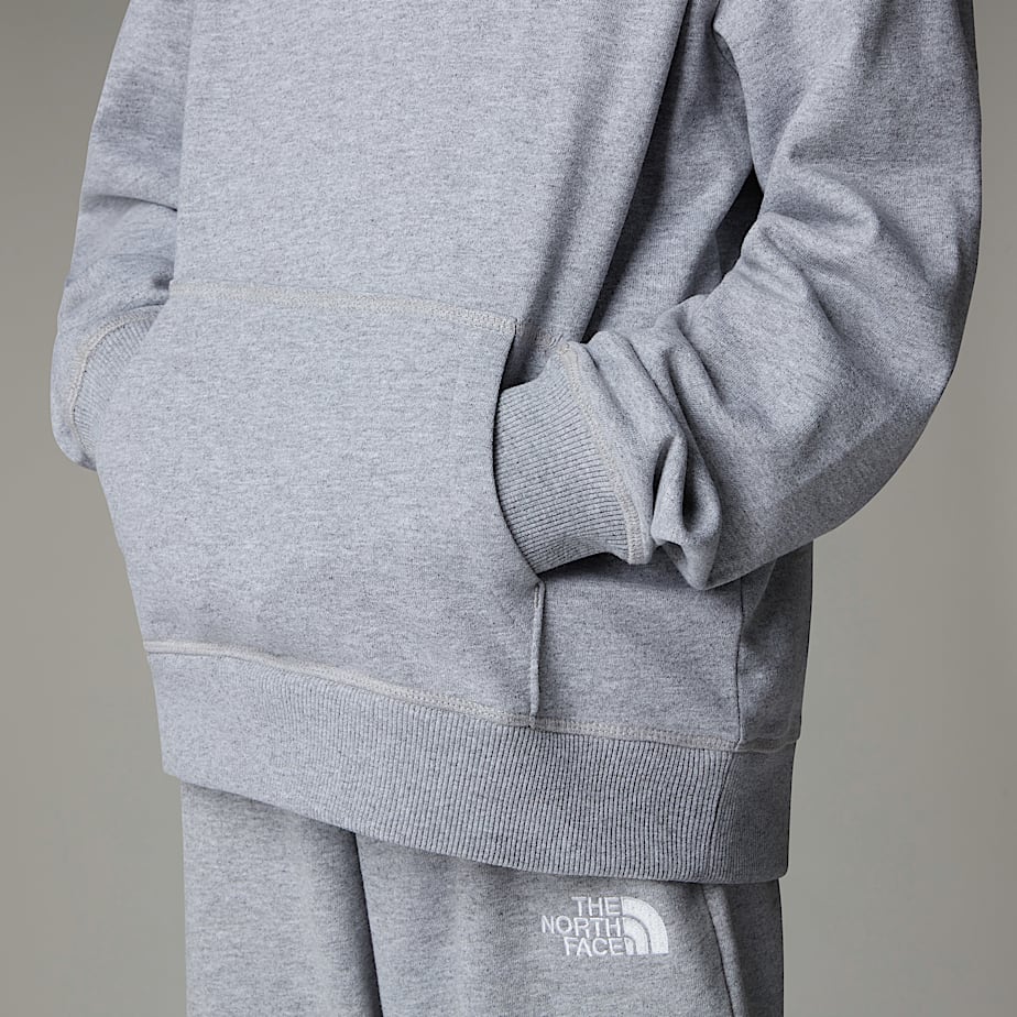 The North Face Essential Oversized Hoodie Barn Grå | NF0A89Y7T