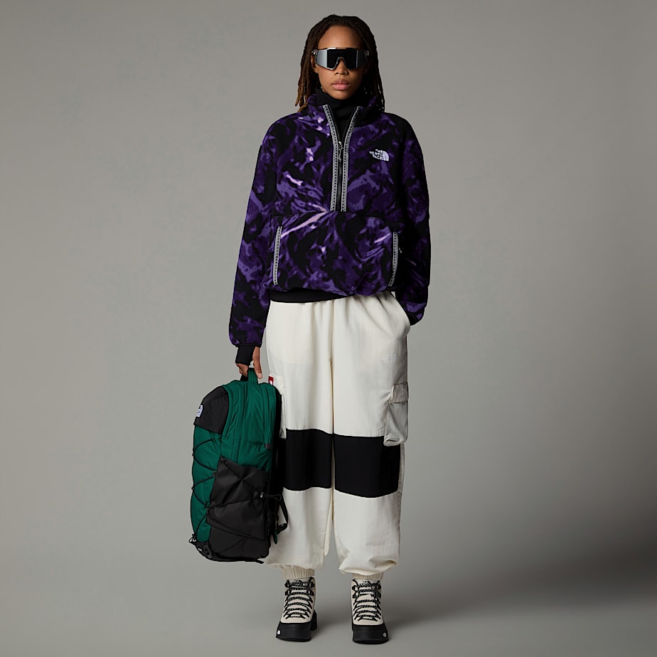 The North Face Fleeski 1/4 Zip Fleece Pullover Dam Lila | NF0A52H0F