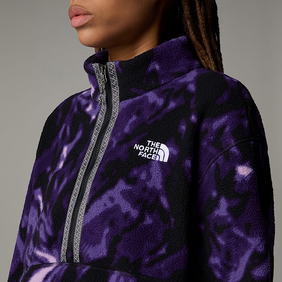 The North Face Fleeski 1/4 Zip Fleece Pullover Dam Lila | NF0A52H0F