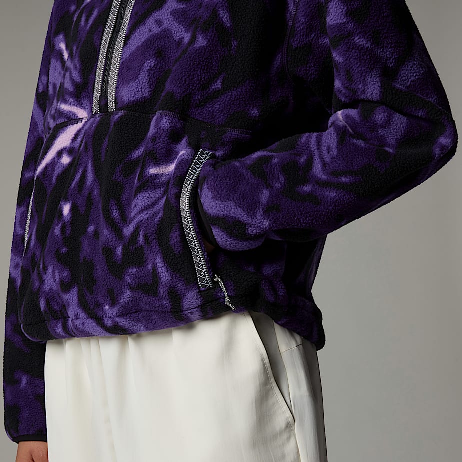 The North Face Fleeski 1/4 Zip Fleece Pullover Dam Lila | NF0A52H0F