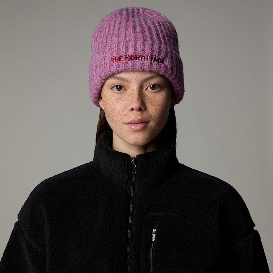 The North Face Fohair Cabin Mössa Herr Lila | NF0A68G3C