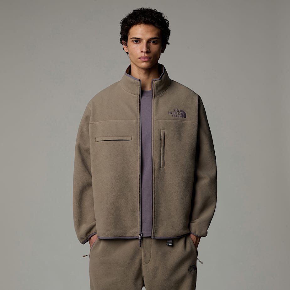 The North Face Full-Zip Fleecejackor Herr Beige | NF0A50F9B