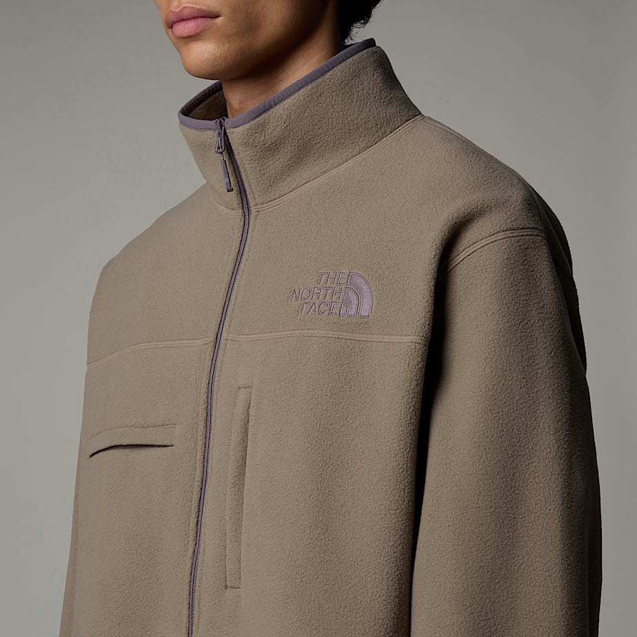 The North Face Full-Zip Fleecejackor Herr Beige | NF0A50F9B