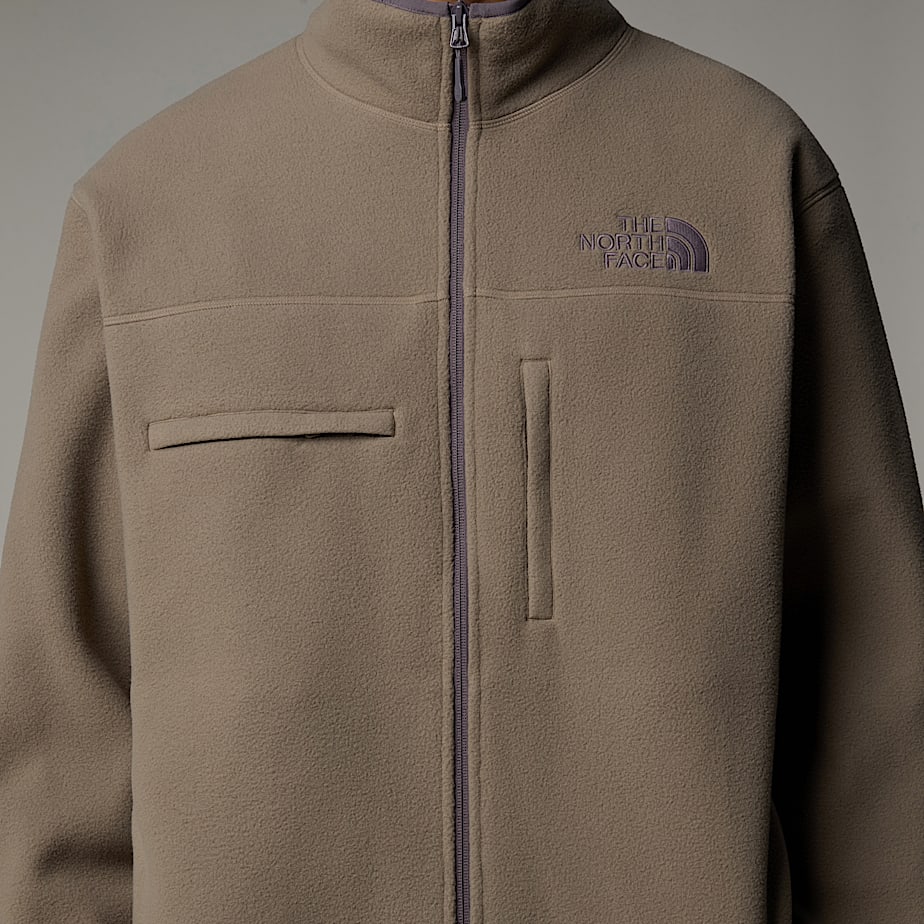 The North Face Full-Zip Fleecejackor Herr Beige | NF0A50F9B