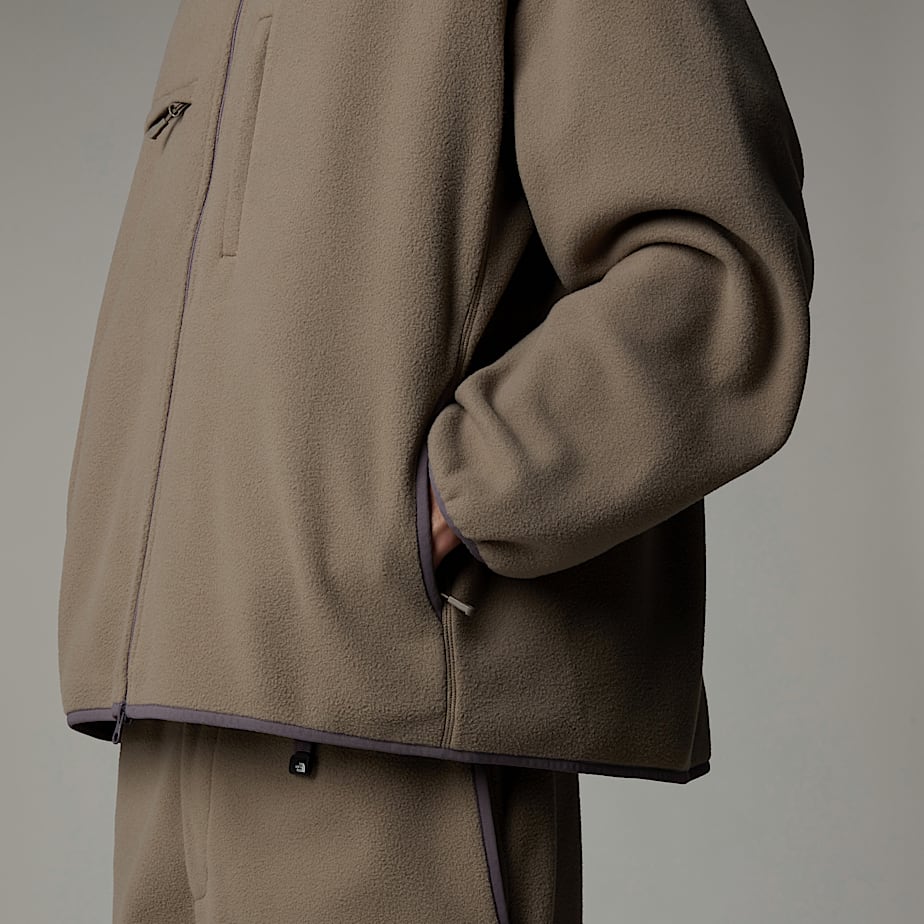 The North Face Full-Zip Fleecejackor Herr Beige | NF0A50F9B