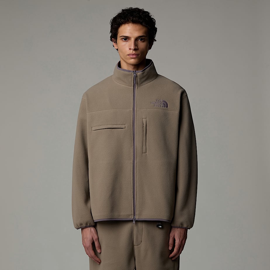 The North Face Full-Zip Fleecejackor Herr Beige | NF0A50F9B