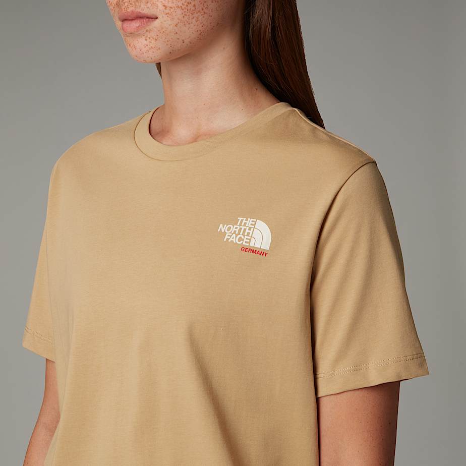 The North Face Germany Redbox T-shirt Dam Khaki | NF0A36I9L