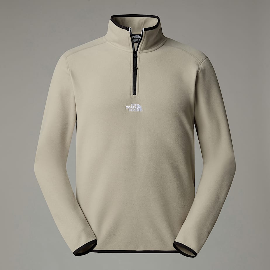 The North Face Glacier 1/4 Zip Fleece Pullover Herr Grå | NF0A37X6N