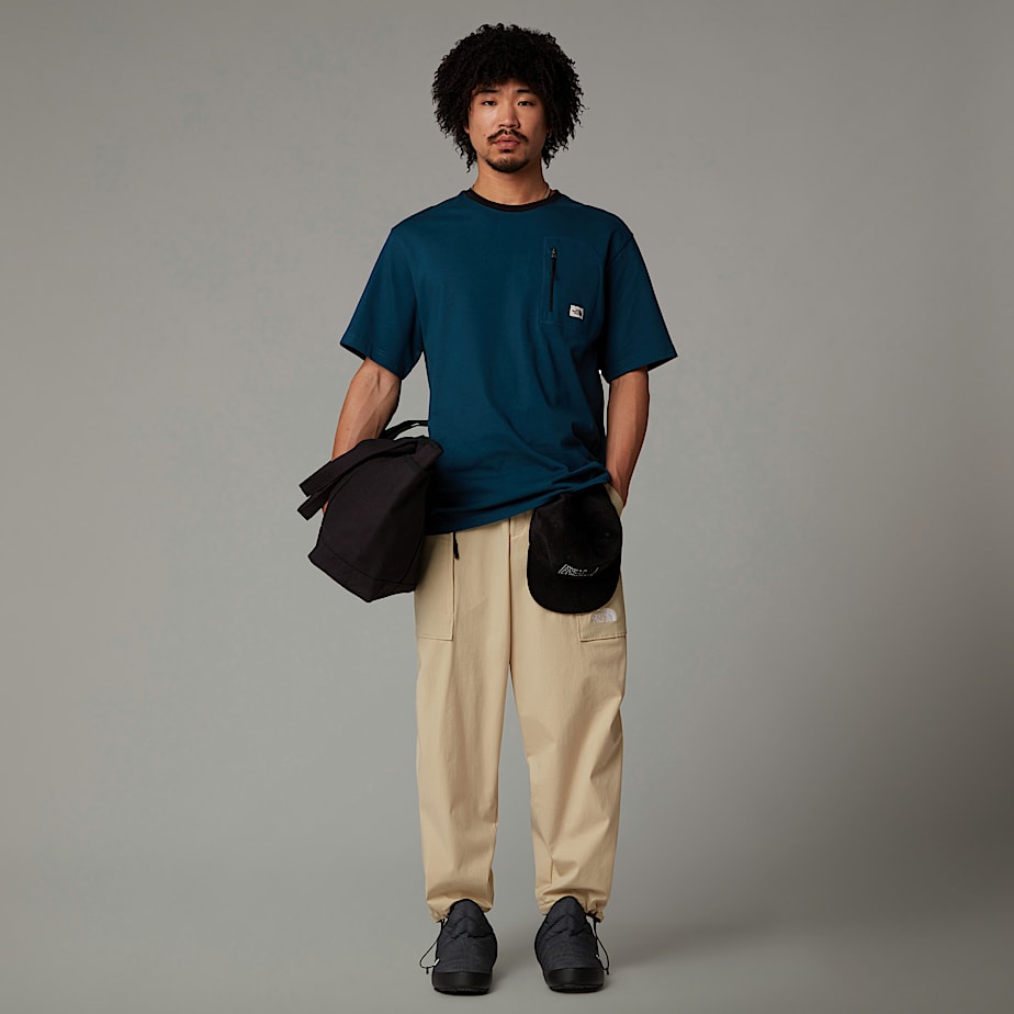 The North Face Heritage Pocket T-shirt Herr Marinblå | NF0A37S1U