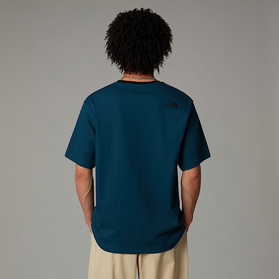 The North Face Heritage Pocket T-shirt Herr Marinblå | NF0A37S1U