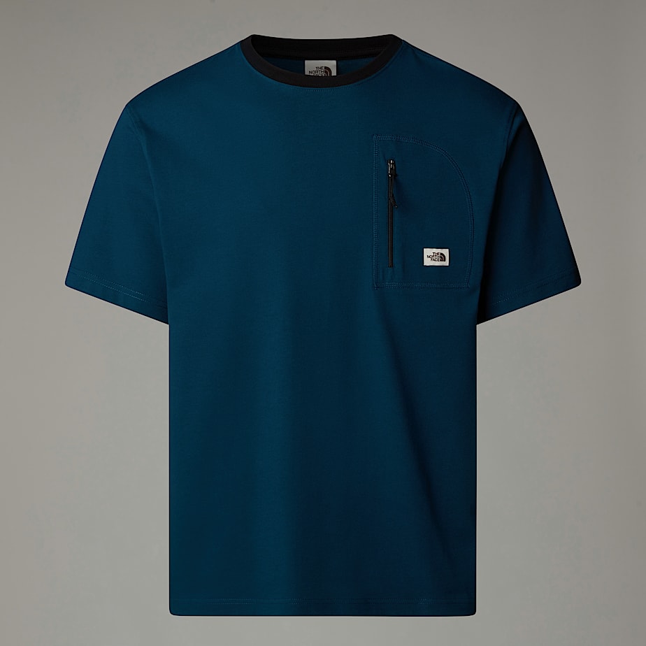 The North Face Heritage Pocket T-shirt Herr Marinblå | NF0A37S1U