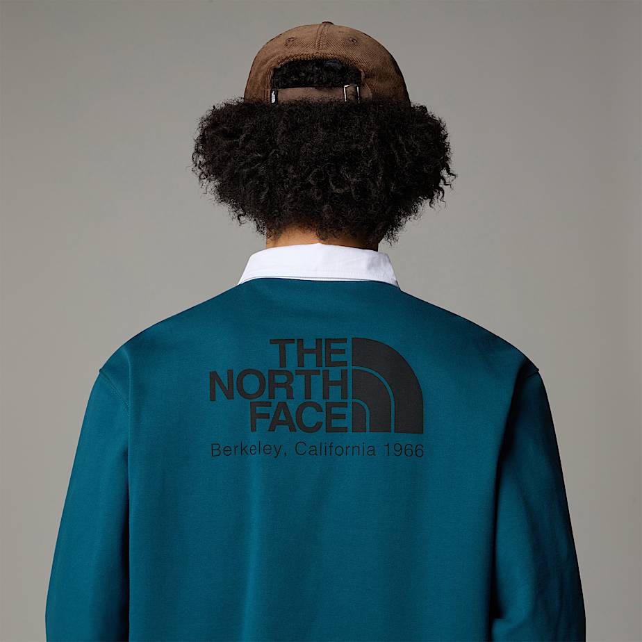 The North Face Heritage Rugby Tröjor Herr Marinblå | NF0A22N5V
