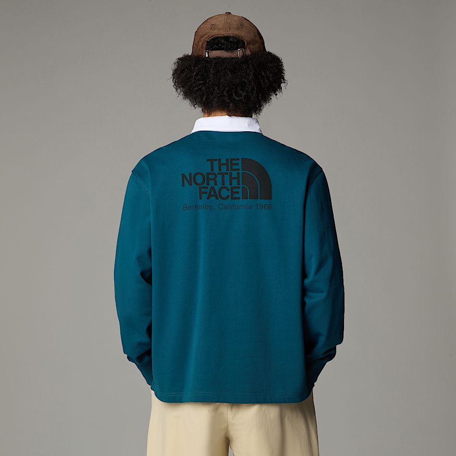 The North Face Heritage Rugby Tröjor Herr Marinblå | NF0A22N5V