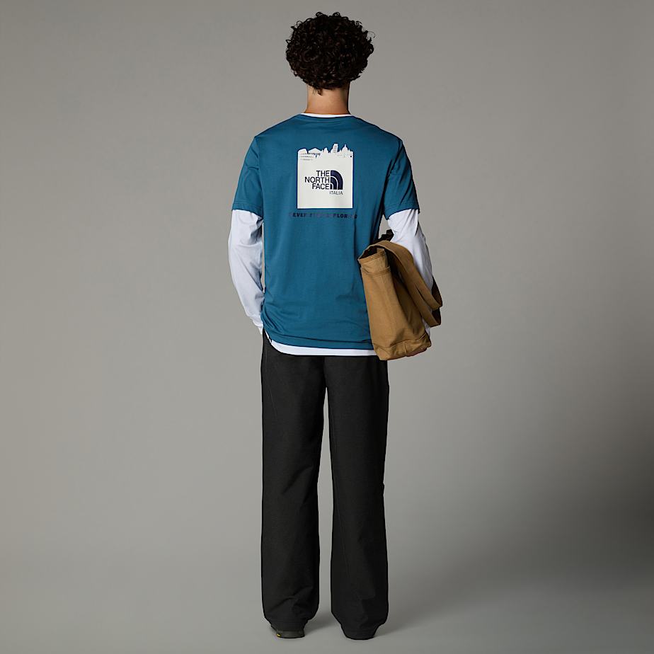 The North Face Italy Redbox T-shirt Herr Blå | NF0A42L3M
