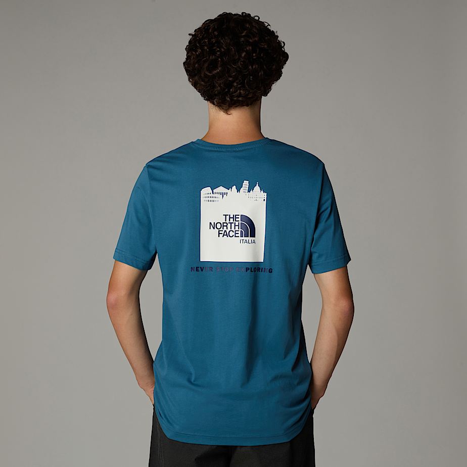 The North Face Italy Redbox T-shirt Herr Blå | NF0A42L3M