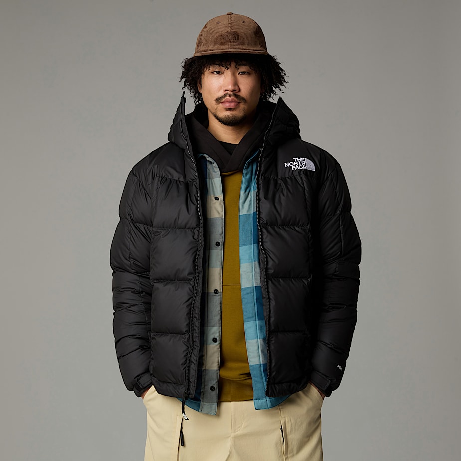 The North Face Lhotse Hooded Dunjackor Herr Svarta | NF0A28Z7O