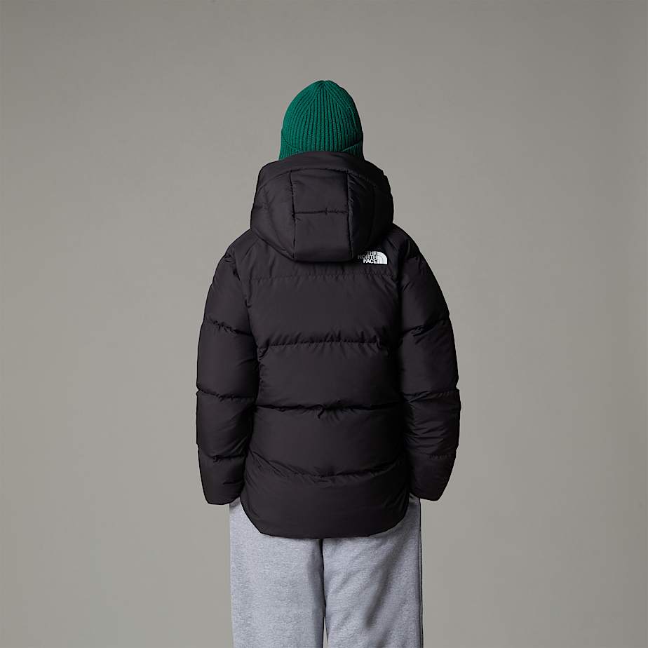 The North Face North Down Fleece-Lined Short Parka Barn Svarta | NF0A72O1J