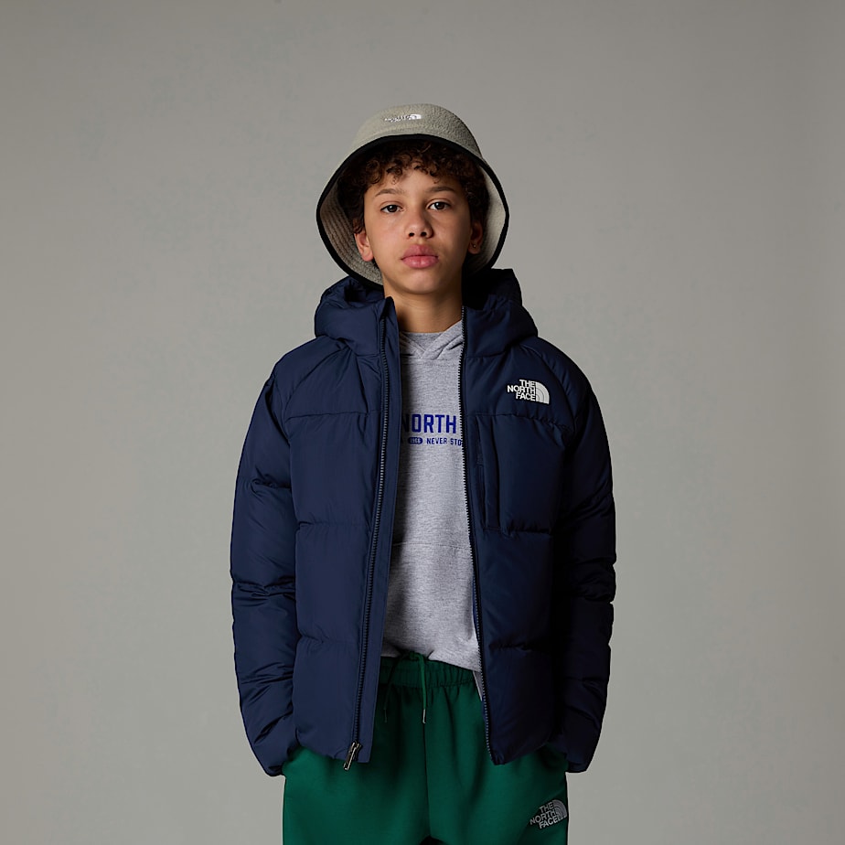 The North Face North Down Hooded Jackor Barn Marinblå | NF0A04H8B