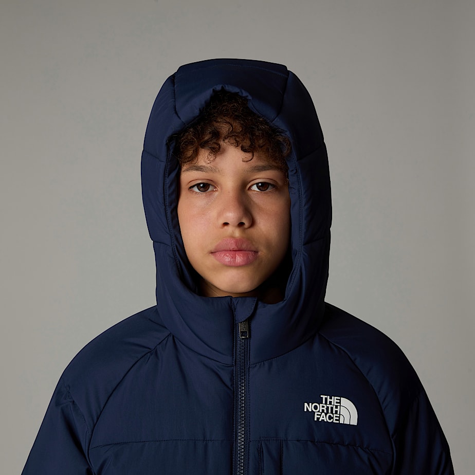 The North Face North Down Hooded Jackor Barn Marinblå | NF0A04H8B