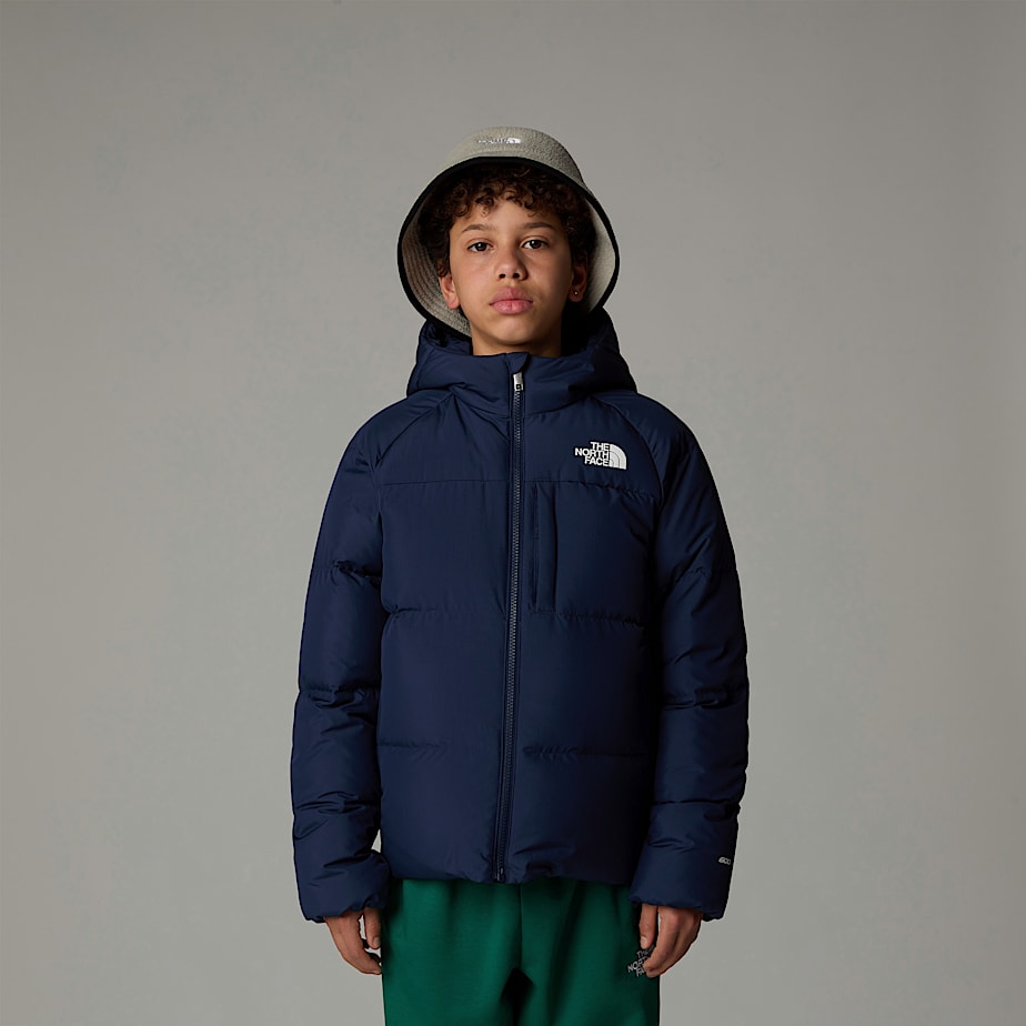 The North Face North Down Hooded Jackor Barn Marinblå | NF0A04H8B