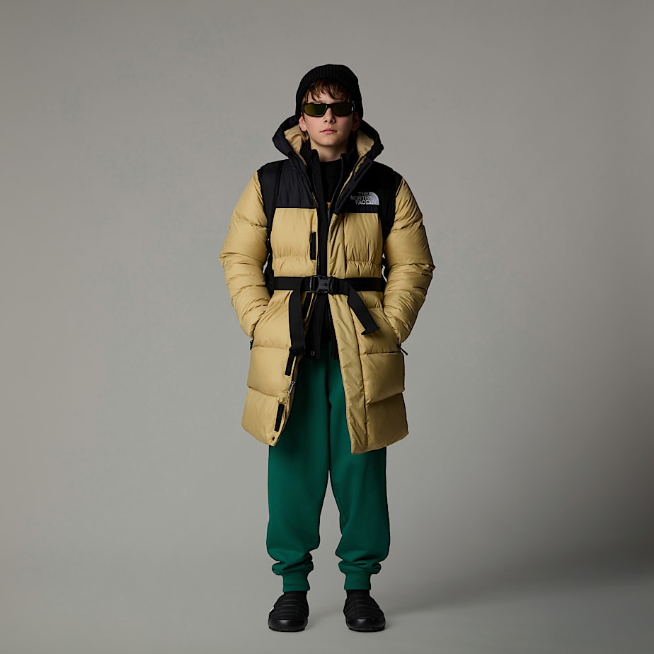 The North Face Nuptse Long Parka Barn Khaki | NF0A28U3U