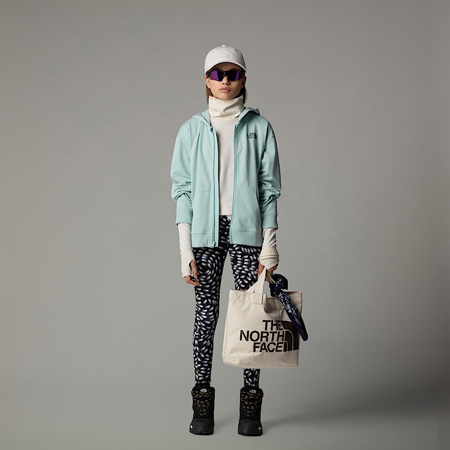 The North Face Oversized Light Full-Zip Hoodie Jackor Barn Turkos | NF0A50T1P