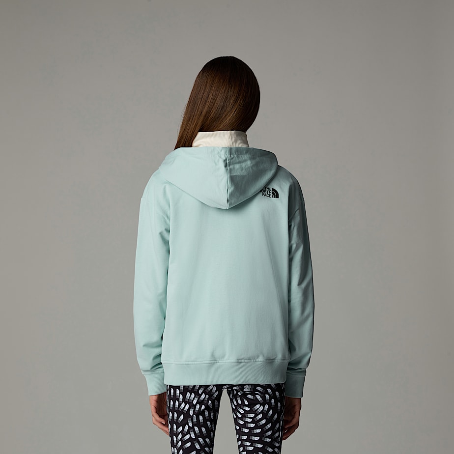 The North Face Oversized Light Full-Zip Hoodie Jackor Barn Turkos | NF0A50T1P