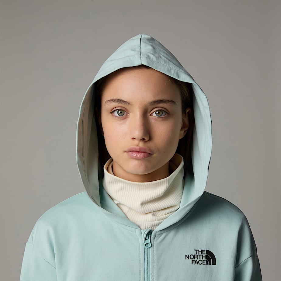 The North Face Oversized Light Full-Zip Hoodie Jackor Barn Turkos | NF0A50T1P