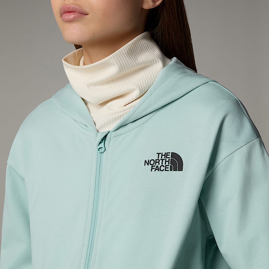 The North Face Oversized Light Full-Zip Hoodie Jackor Barn Turkos | NF0A50T1P
